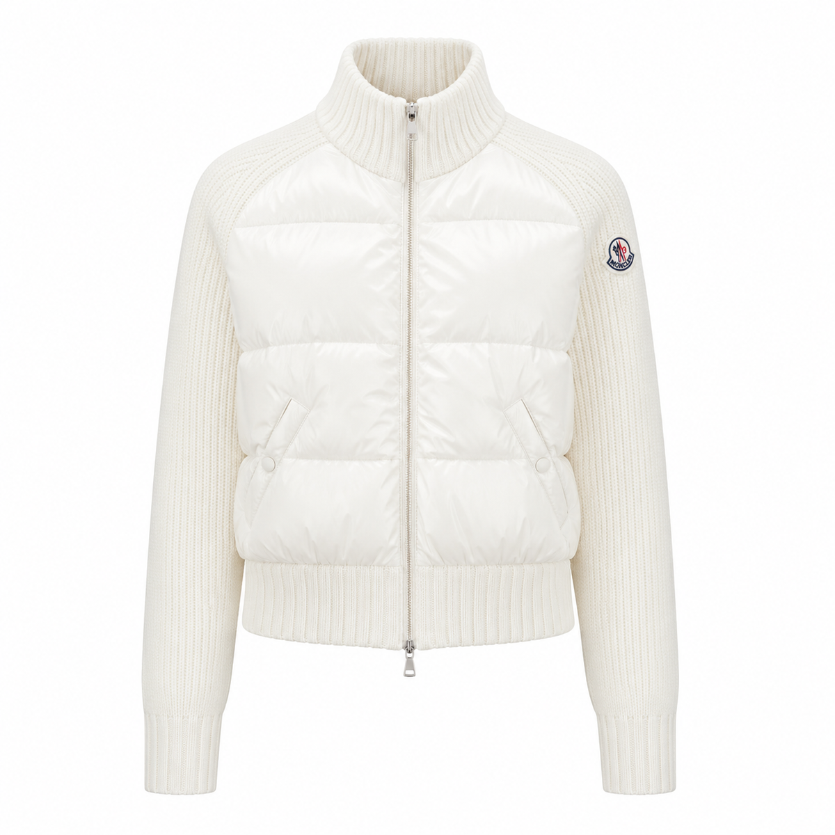 "MONC" White Cardigan